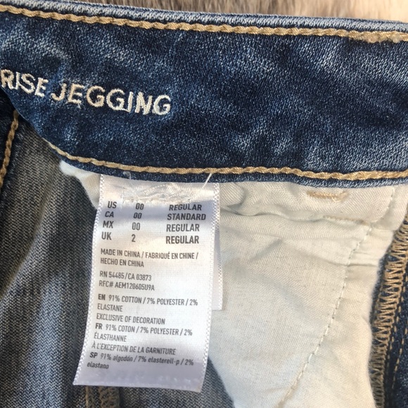 Blue American eagle jeans double zero - Picture 3 of 4